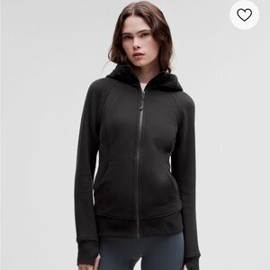 Lululemon Women's Black Scuba Full-Zip Hoodie Black Size 12